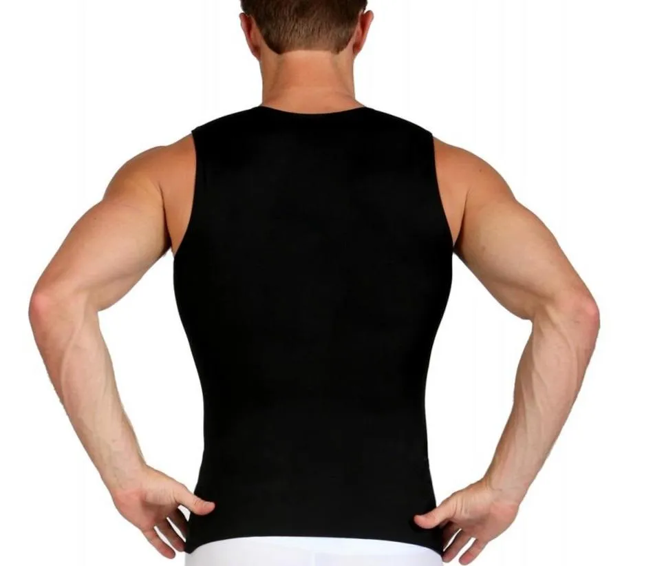 3 Pack Insta Slim Compression Sleeveless Crew Neck Tank TS00N3