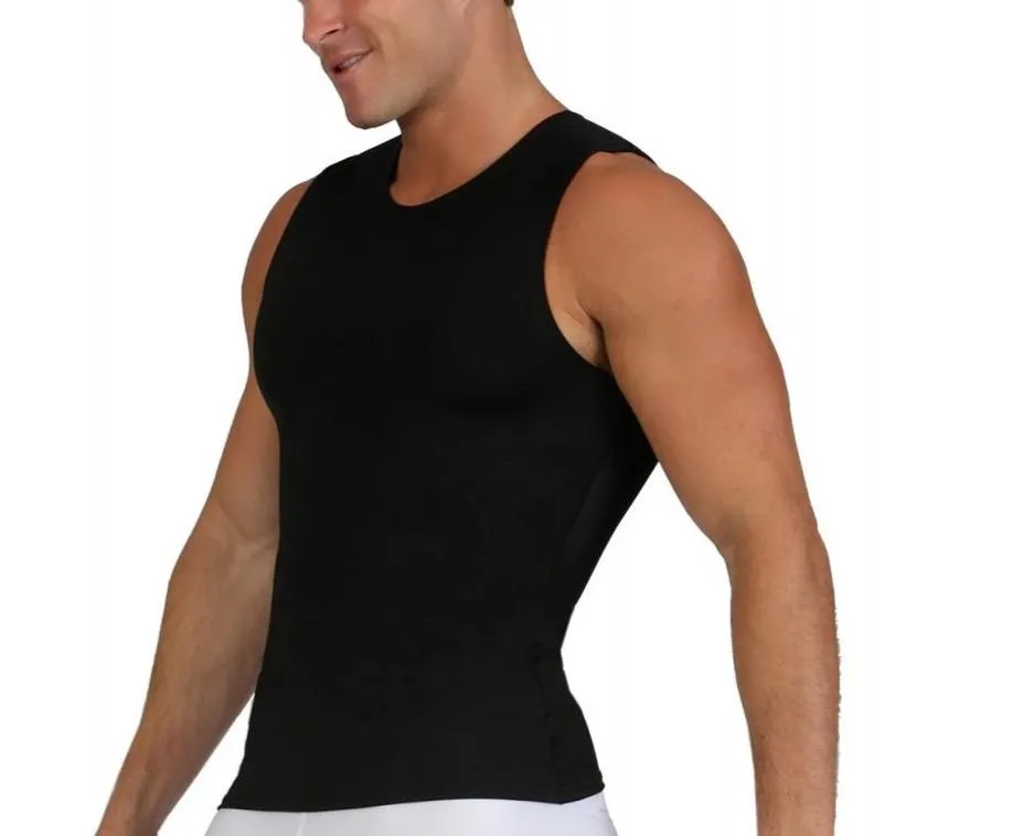 3 Pack Insta Slim Compression Sleeveless Crew Neck Tank TS00N3