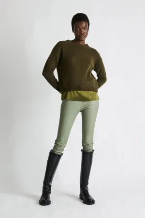   Beryll Holly Cashmere Sweater | Kelp Green