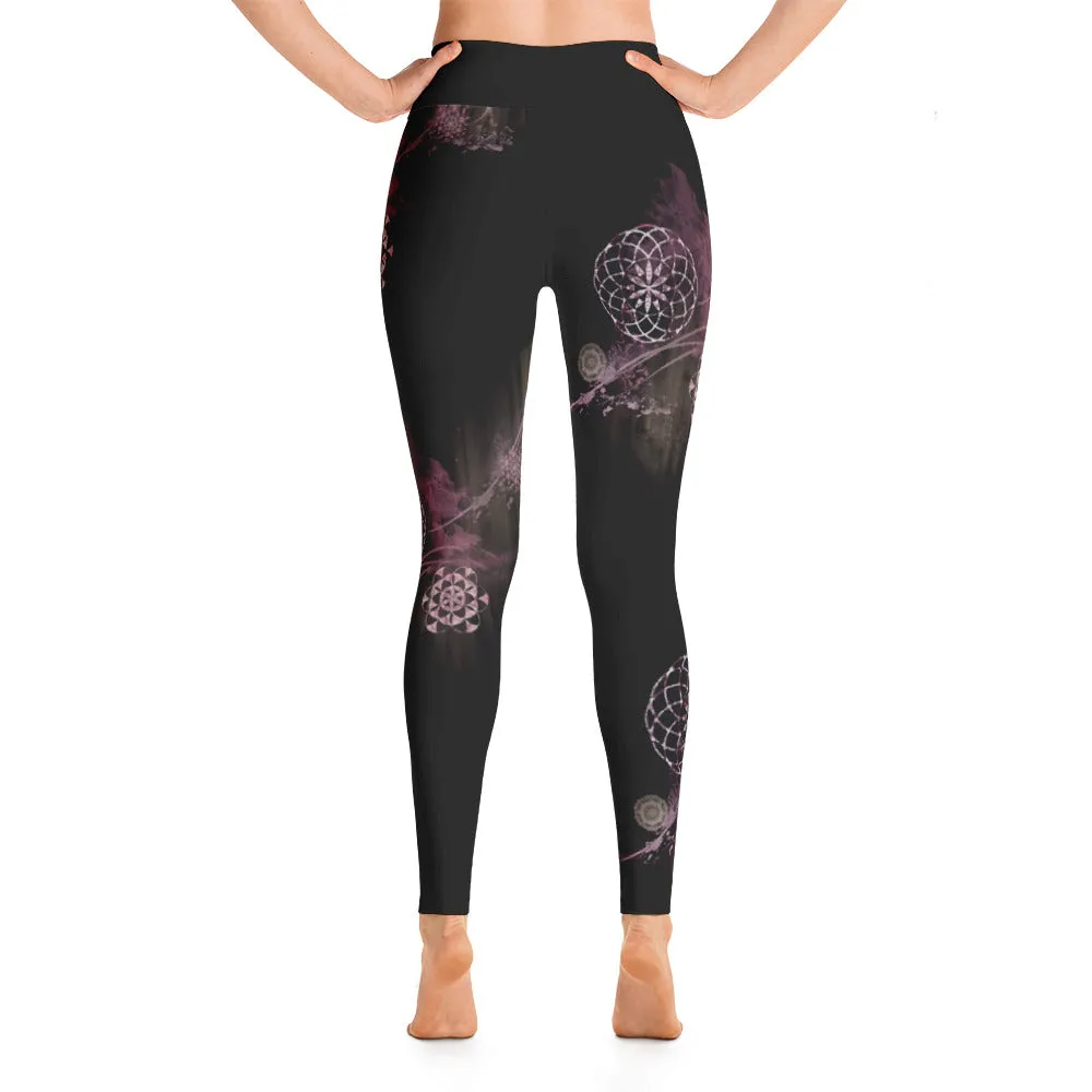 Crop Circle Leggings - Artwork by Paulina