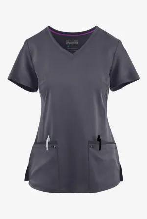 HH Purple Label Women's Juliet V-Neck Yoga Scrub Top 2245