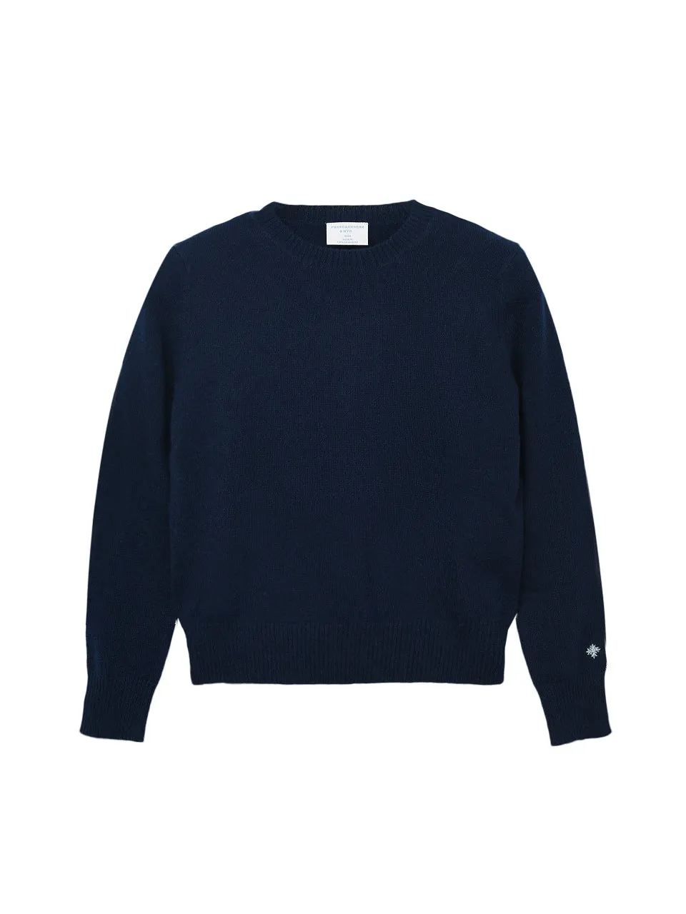 Kids Crew Neck Sweater_Navy