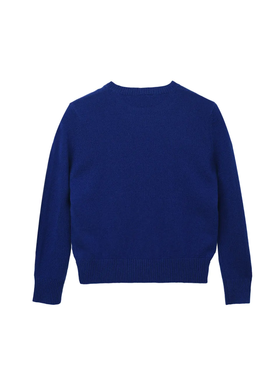 Kids Crew Neck Sweater_Royal Blue