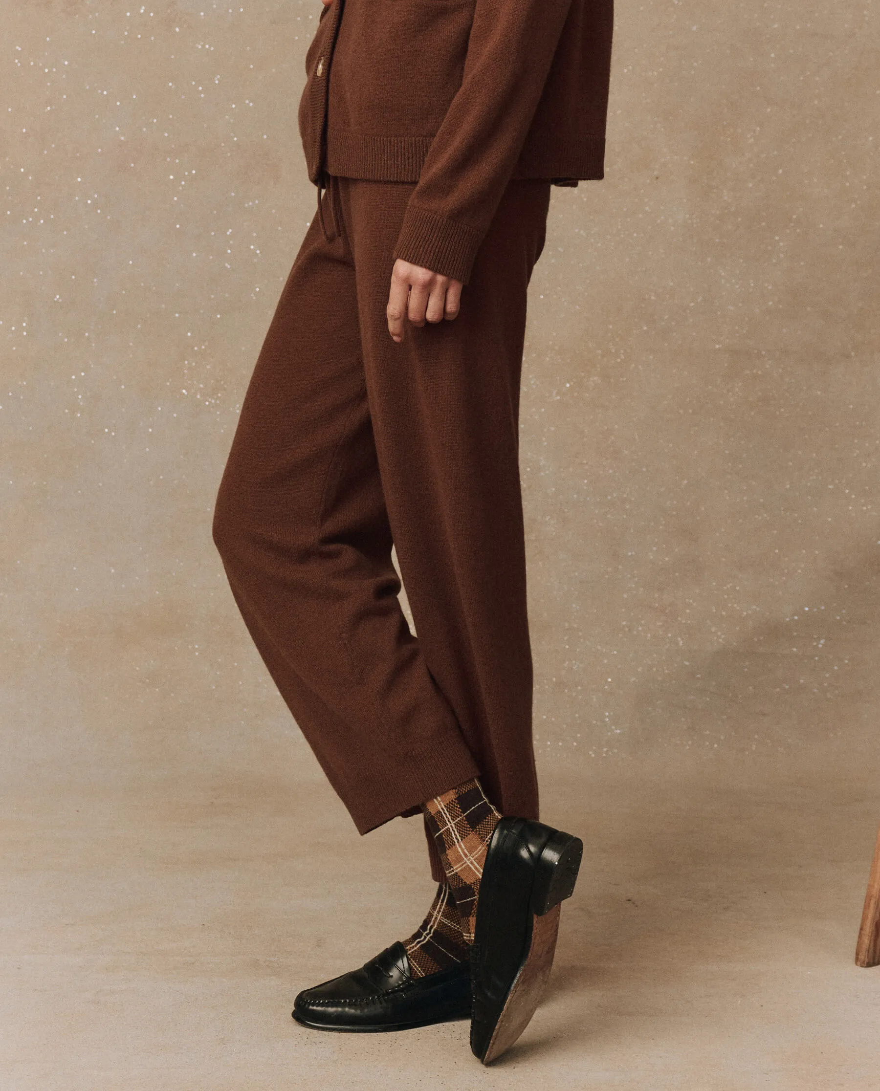 The Cashmere Lantern Pant. -- Santal